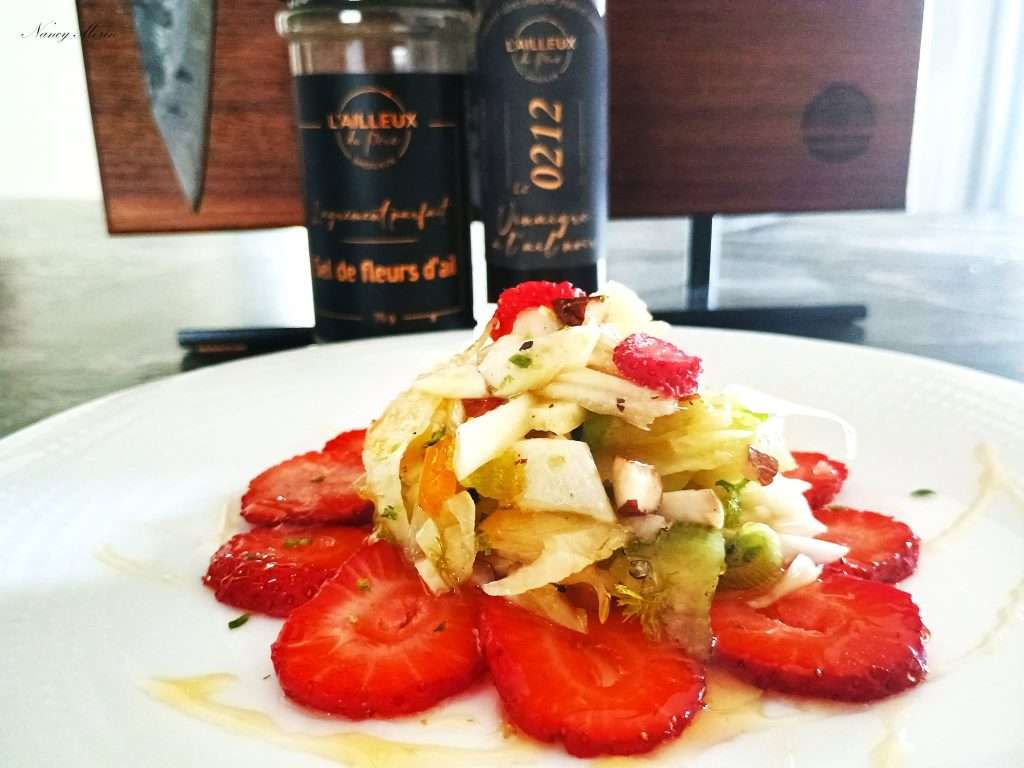 Salade de fenouil et fraises