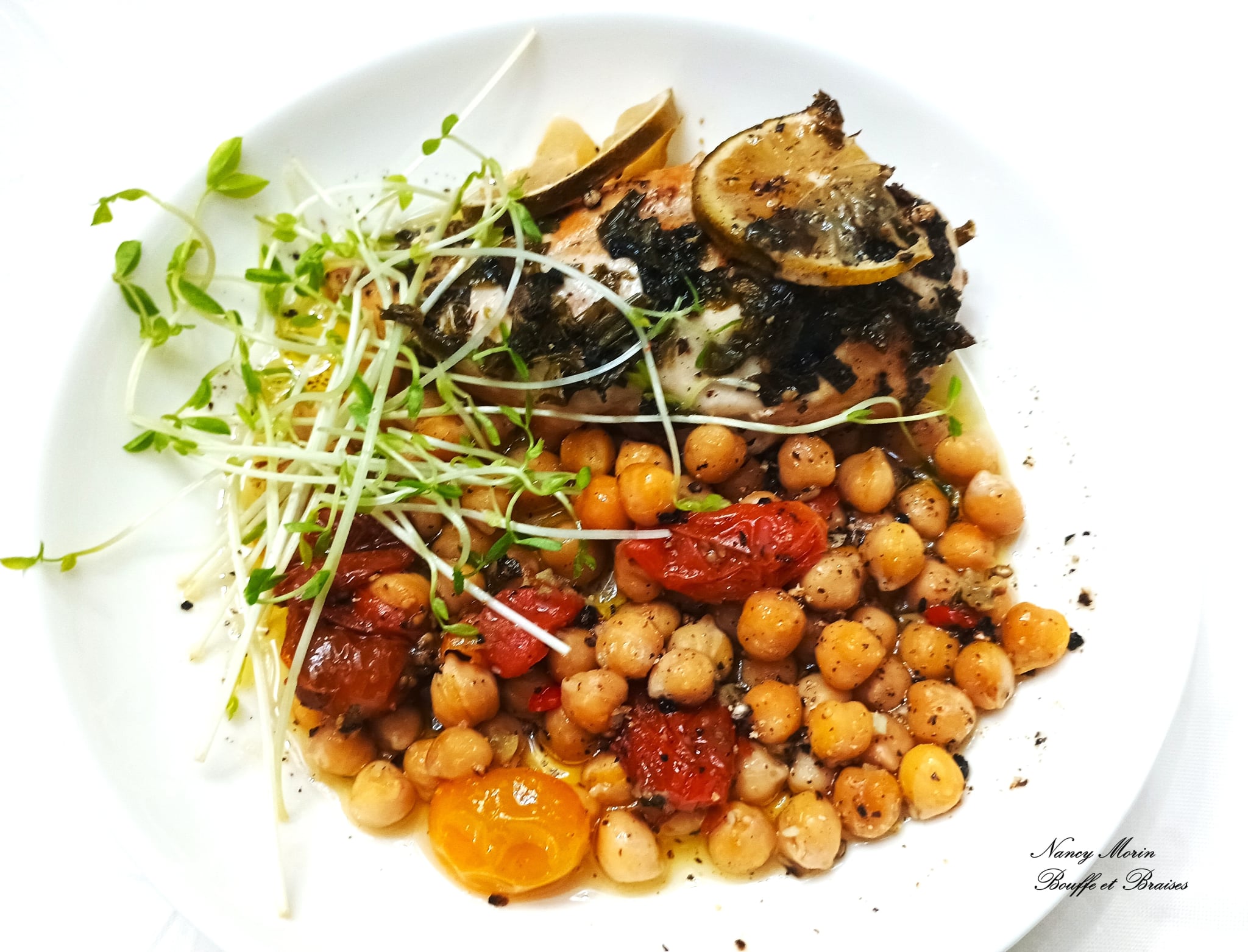 Poitrine de poulet aux herbes